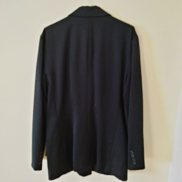Perry Ellis Black Wool Blazer - Picture 2 of 7